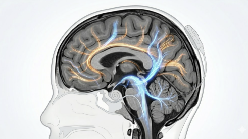 AI cochlear implant speech prediction brain MRI scan