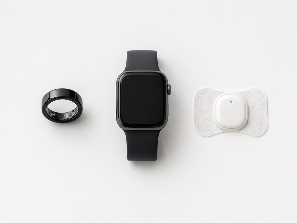 Wearable device comparison chart: ring vs watch vs patch for sleep apnea