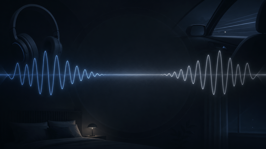 active noise cancellation ANC applications from headphones to EVs