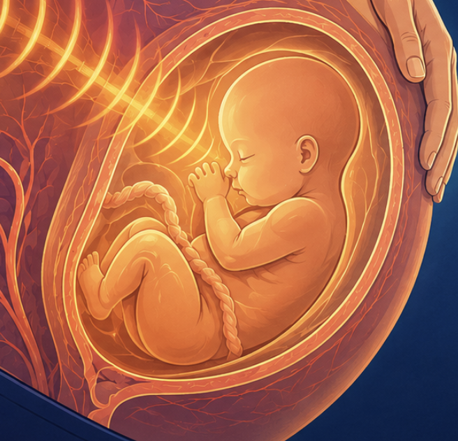 fetal hearing development in womb diagram
