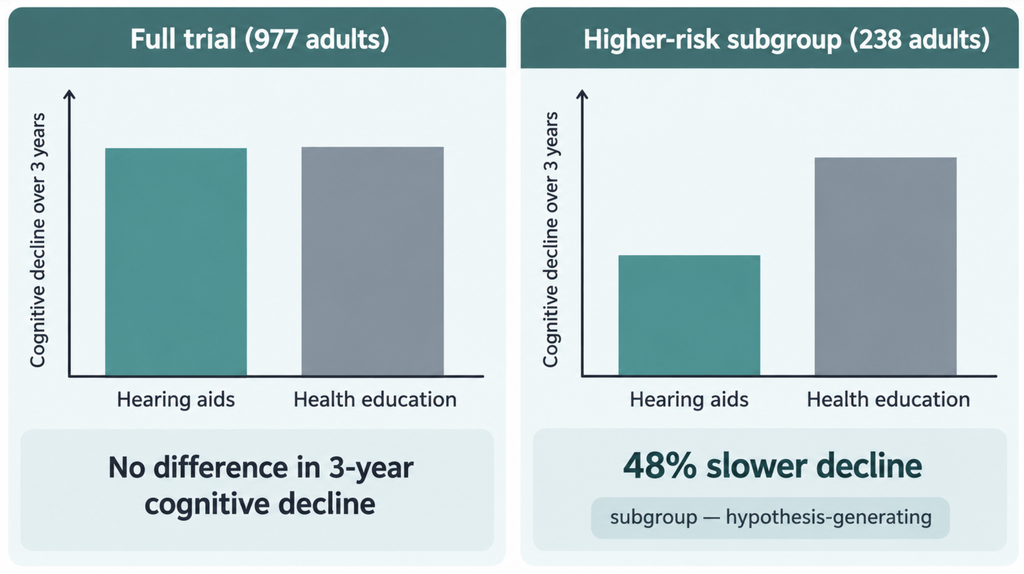Side-by-side diagram of a self-selected observational comparison and a randomized trial with assigned groups.